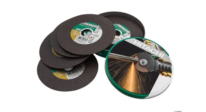 HiKOKI 782304 Doorslijpschijven In Blik - 125 X 22,23 X 1mm - RVS - Metaal (10st) - A60U-BF41 3 HiKOKI 782304 Doorslijpschijven In Blik - 125 X 22,23 X 1mm - RVS - Metaal (10st) - A60U-BF41