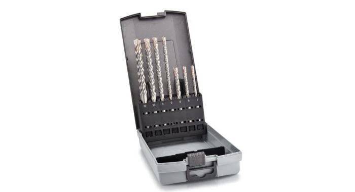 HiKOKI 783391 7-delige SDS-Plus Hamerborenset In Cassette - 4 Snijkanten 3 HiKOKI 783391 7-delige SDS-Plus Hamerborenset In Cassette - 4 Snijkanten